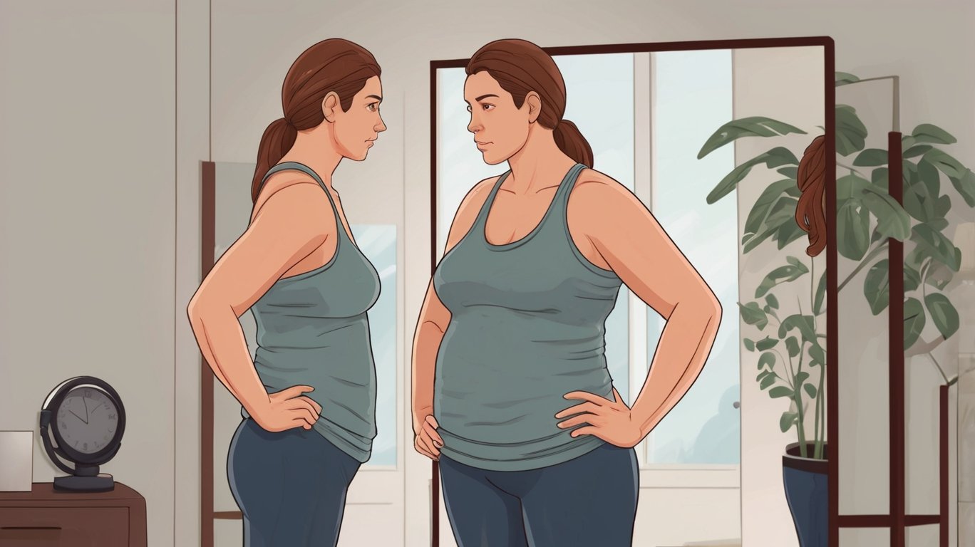 Flat lay of healthy herbs and glass of water