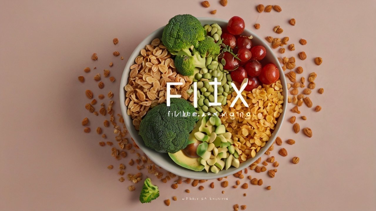 High-fiber breakfast with chia and oats - fibremaxxing meal