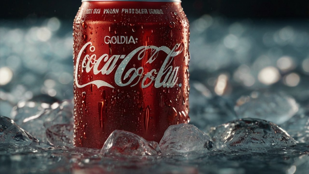 Nutritional breakdown chart showing sugar, calories, and caffeine levels in different sodas