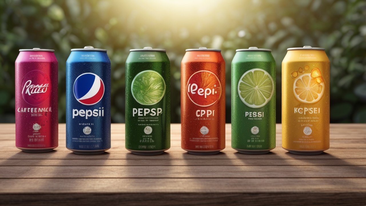 Laptop screen showing soda cans available for online order