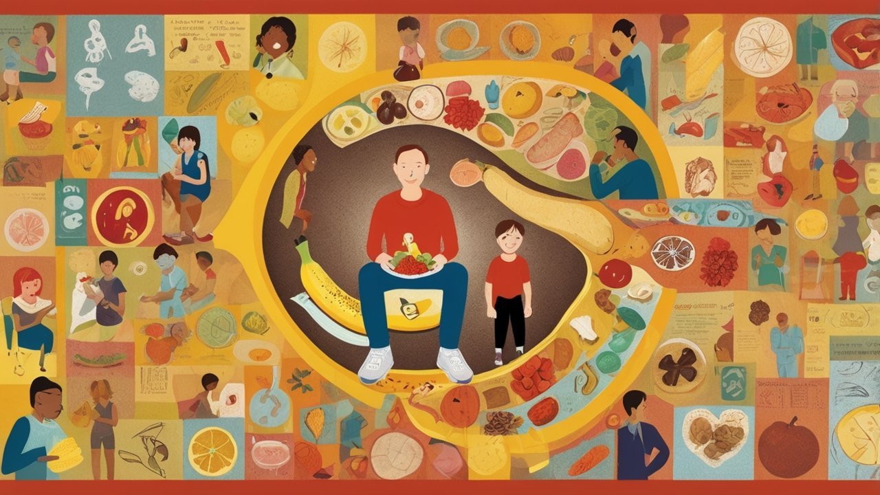 Visual comparison of banana nutrition myths vs facts