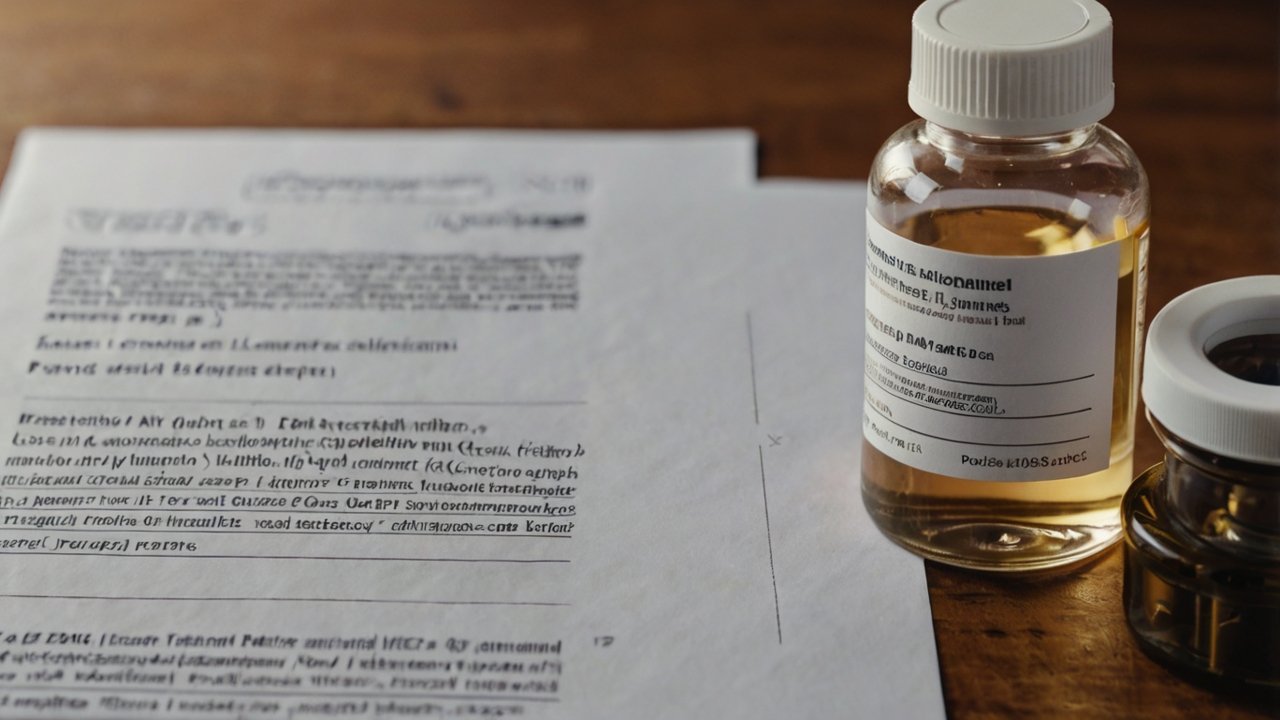 LeanBiome product bottle with minimalist background