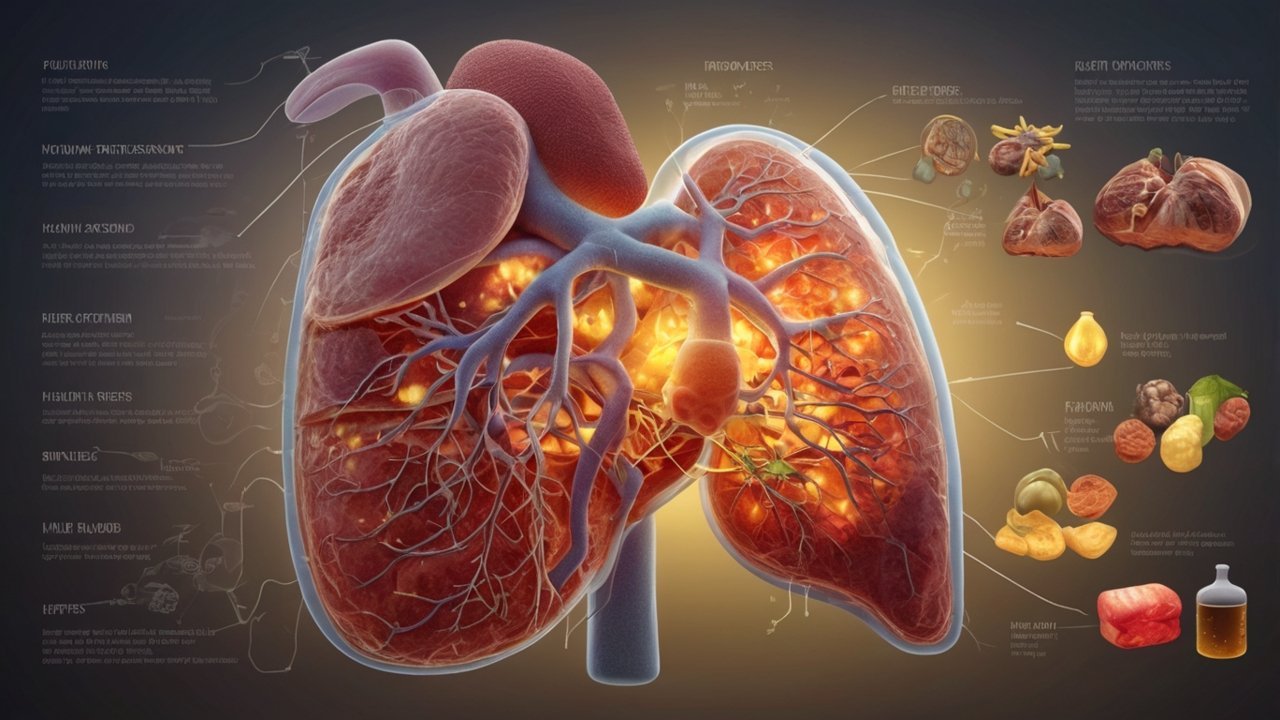 Glass of lemon water and herbal tonic on wooden table