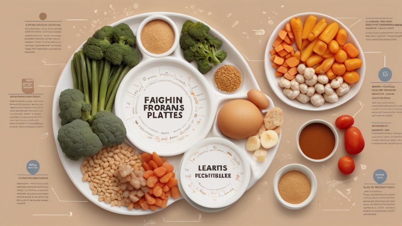 Balanced plate with leafy greens, quinoa, and grilled chicken