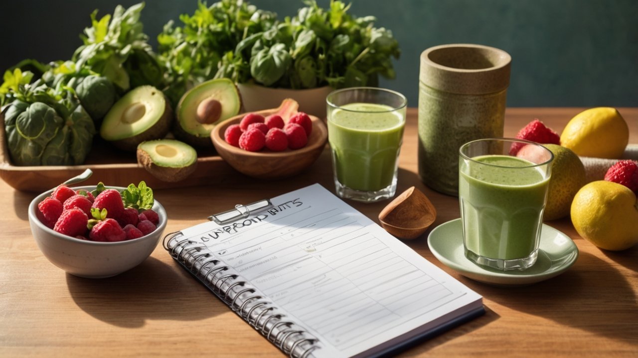 Grilled salmon on a bed of leafy greens and quinoa