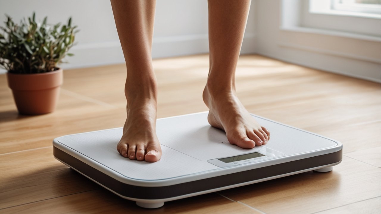 Fitness app showing daily step tracking interface