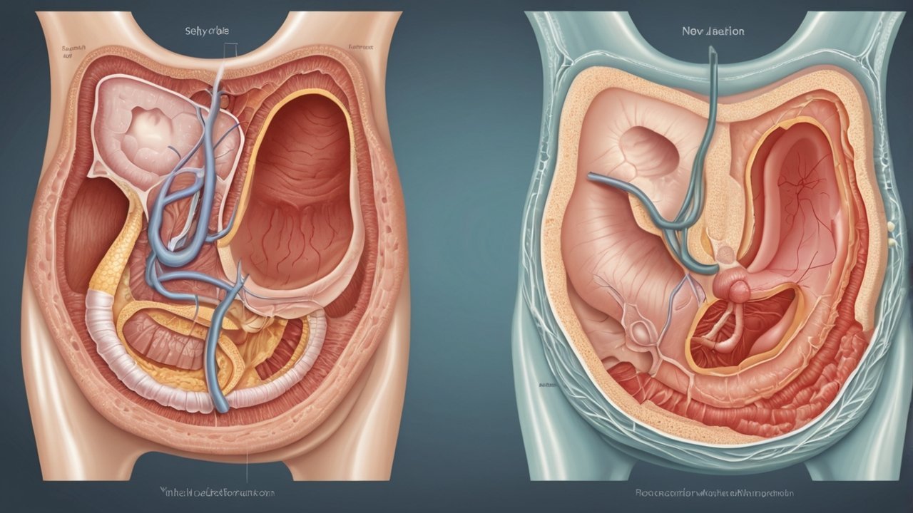 stomach lining with mild inactive inflammation