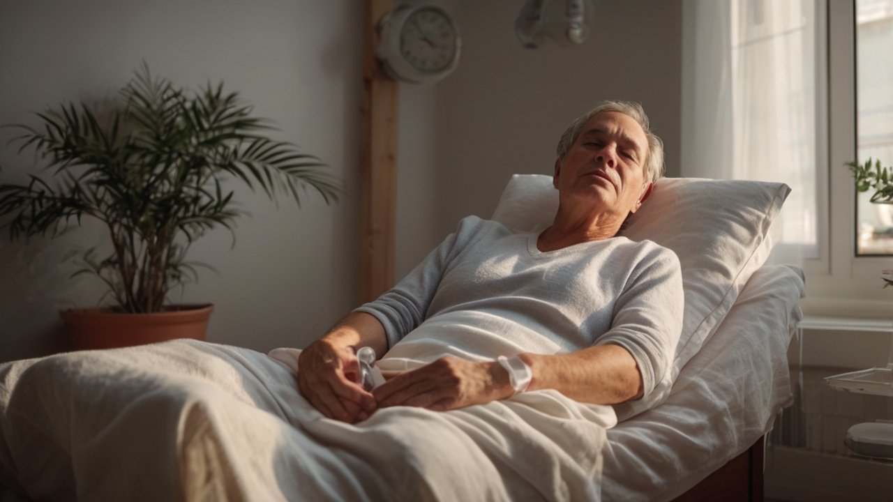 doctor reviewing patient symptoms in exam room