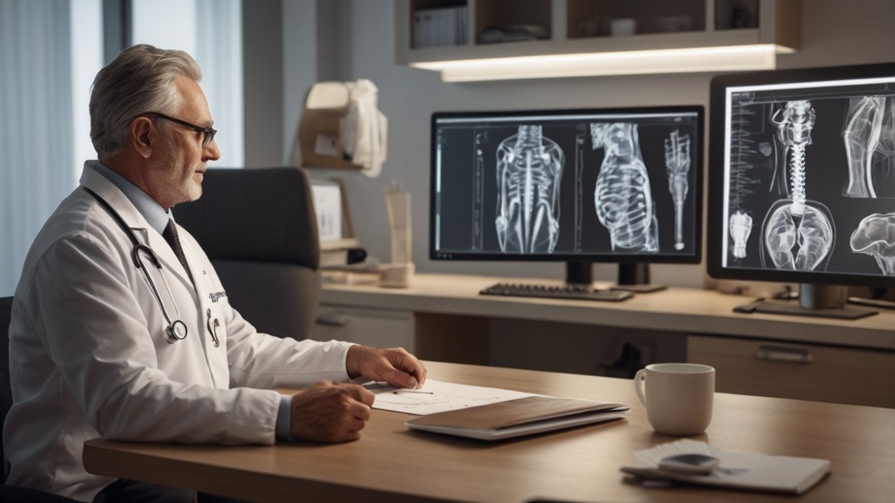 arthritis care specialists evaluating joint pain during consultation