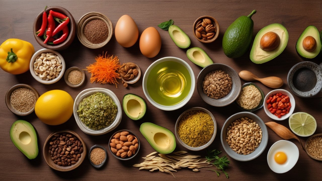 two supplement bottles comparison layout