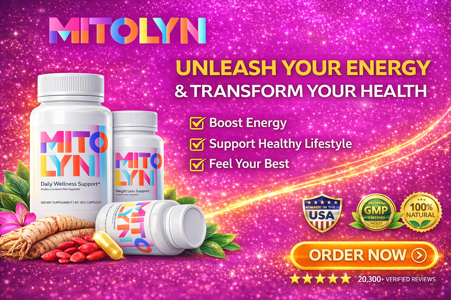 Illustration of human metabolism and energy boost concept