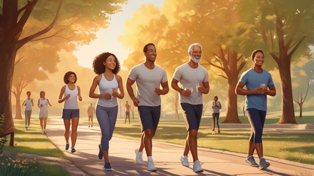 Illustration of a healthy brain with soft blue gradients