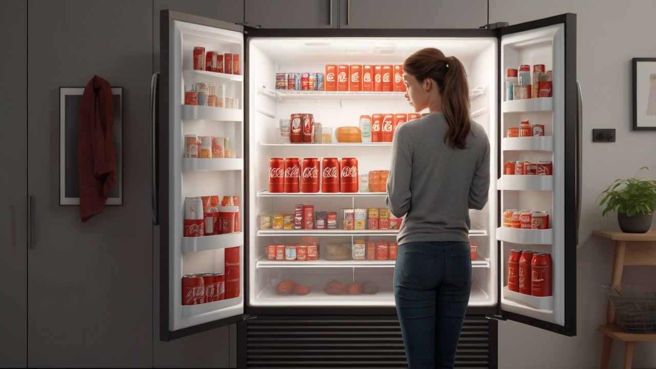 Diet Coke vs Zero comparison showing two sugar-free cola drinks in a healthy lifestyle setting