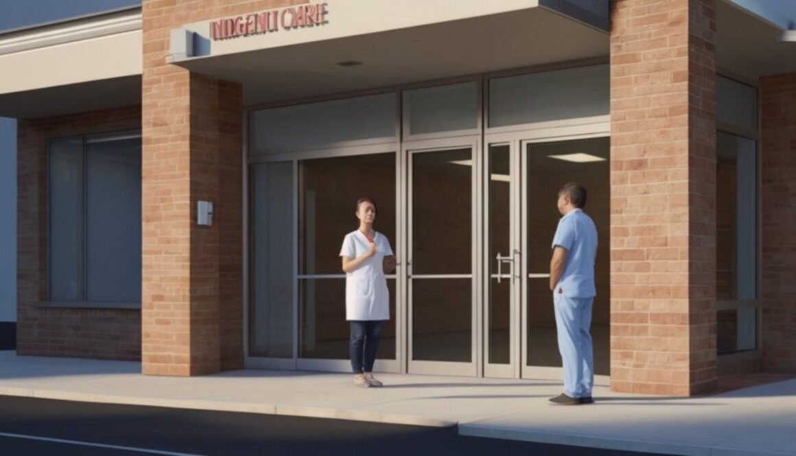 patient visiting urgent care for kidney stone pain