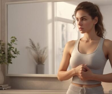 female body energy system illustration