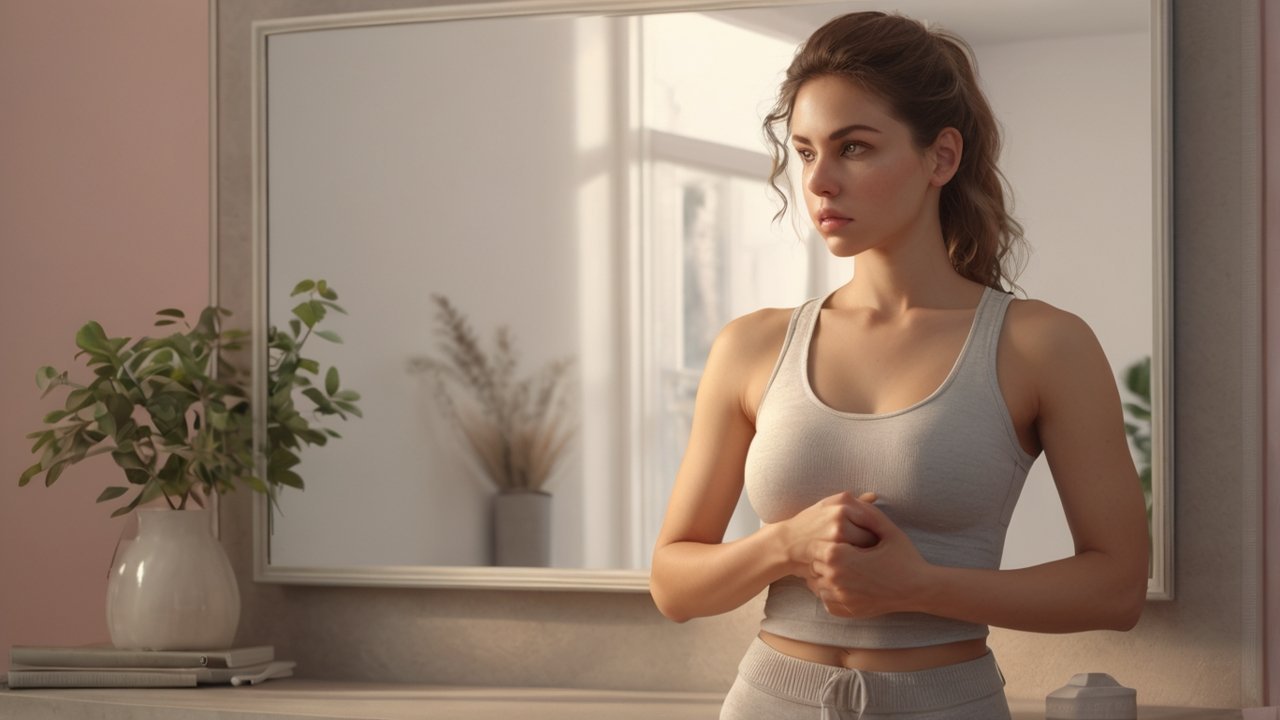 female body energy system illustration