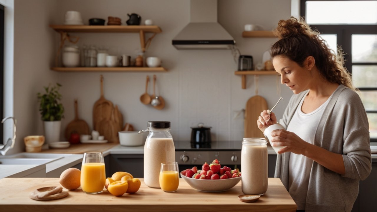 quick high protein breakfast for busy mornings