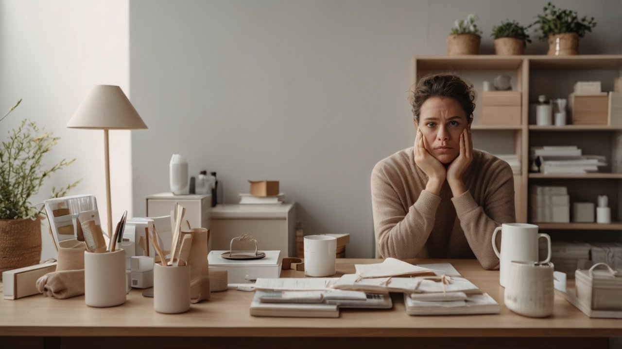 Digital detox cozy wellness routine with calming home atmosphere, mindfulness, and screen-free evening habits