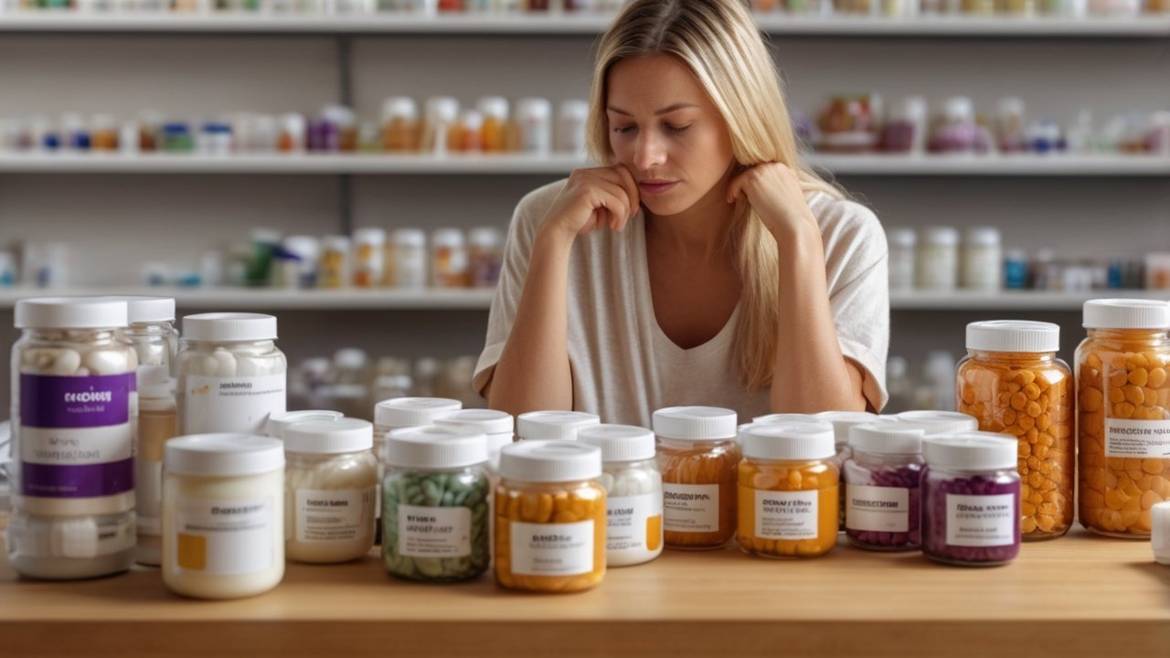 Gut microbiome illustration showing how the best probiotic powder for adults may support digestive wellness
